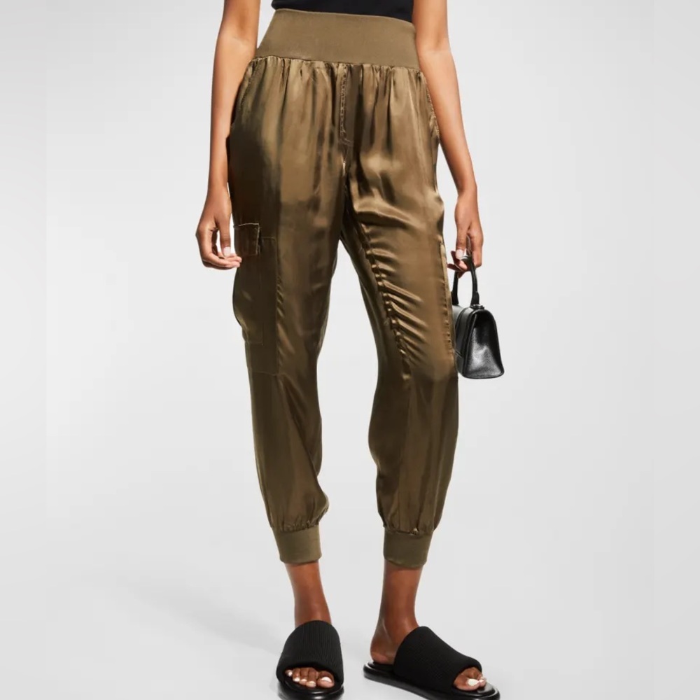 ⚜️ CINQ A SEPT Tous Les Jours Giles Satin Jogger Pants